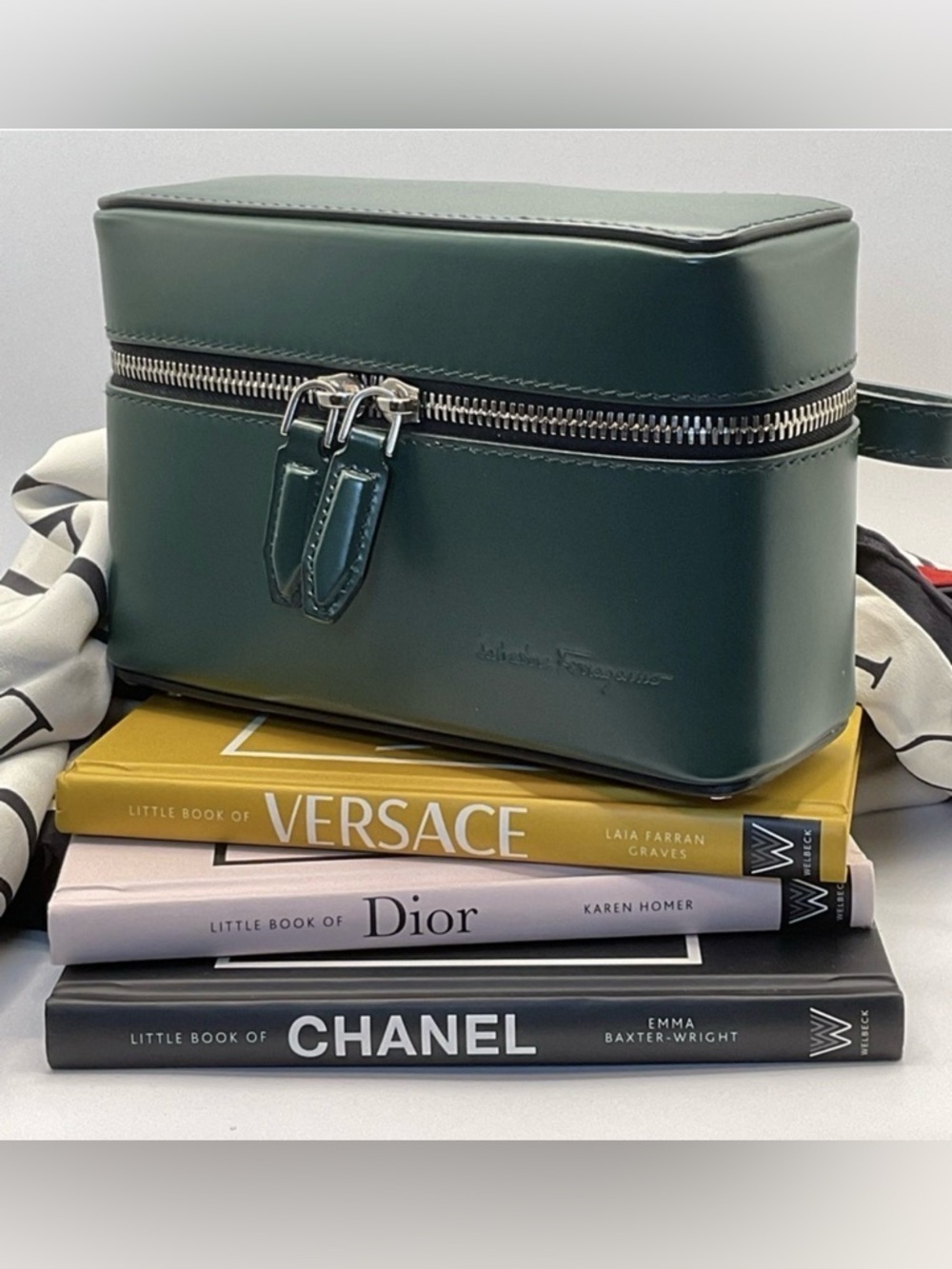 Salvatore Ferragamo Leather Weekend/Travel Case